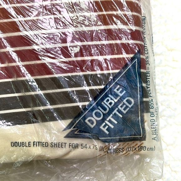 Vintage Pacific Canadian Sunset Full Fitted Sheet - Picture 2 of 5